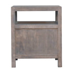 Acid Wash 2-Drawer Open Bedside
