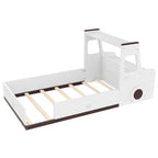 Twin Size Floor Bed with Car-Shape Design