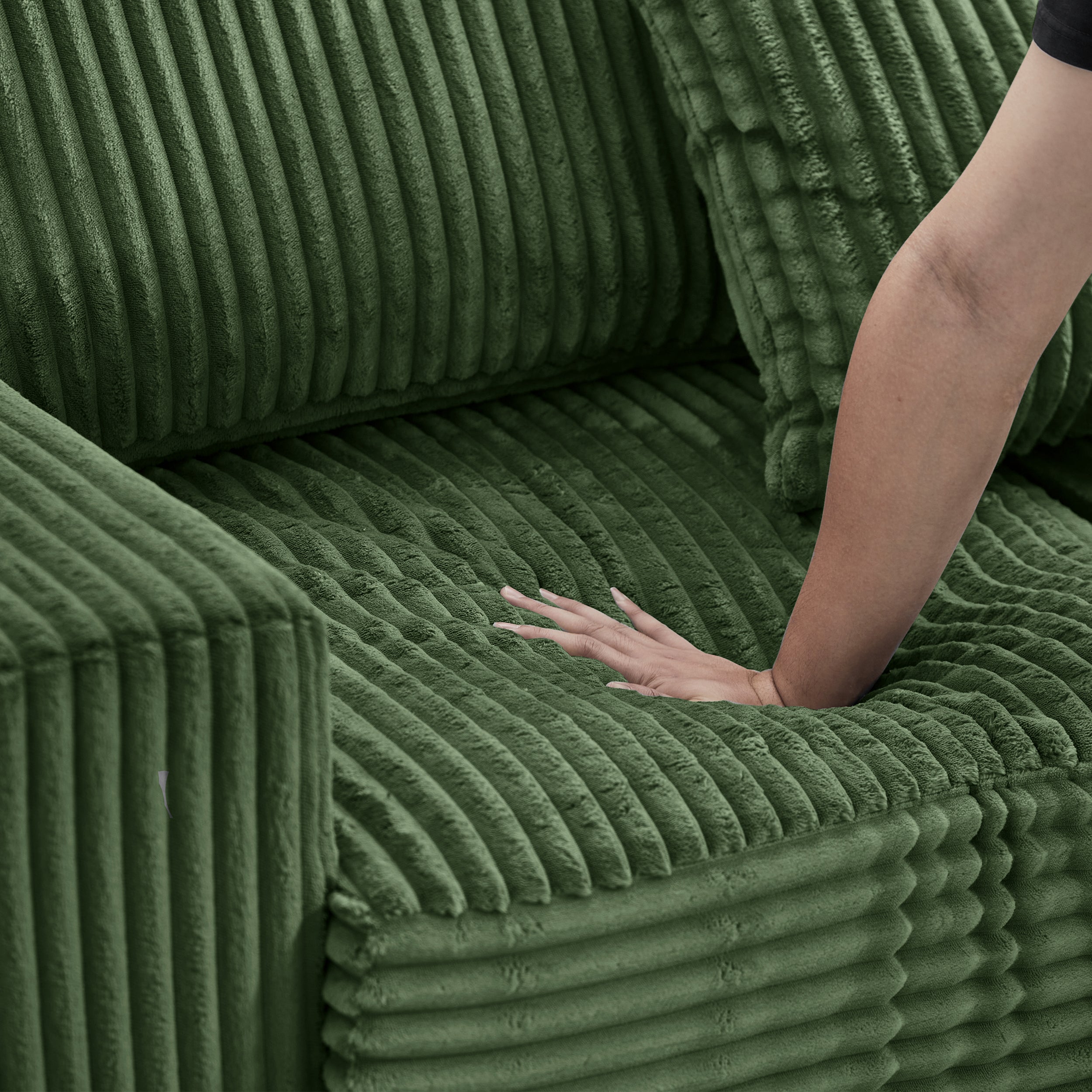 93" Sectional Sofa with Reversible Chaise Lounge