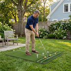 5'x4' Golf Hitting Mat with Guide Line