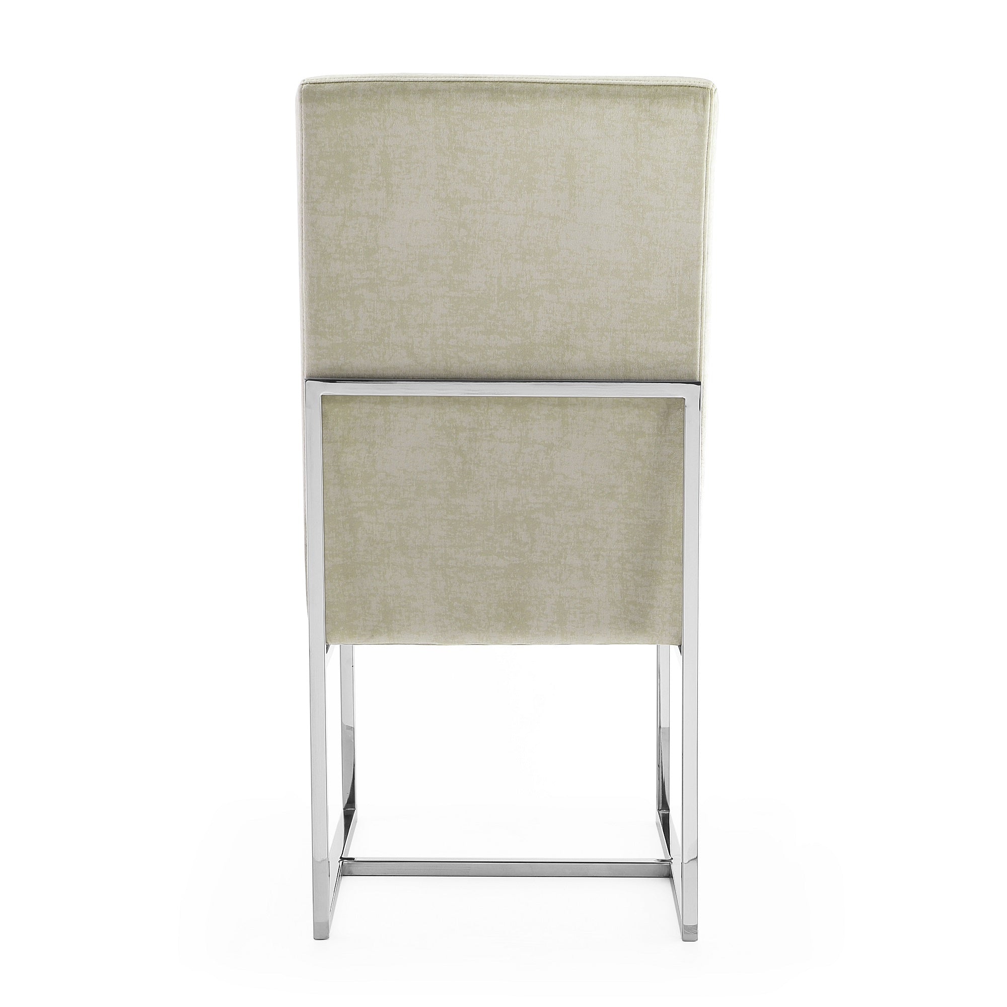 Element Metal Velvet Dining Chair in Champagne
