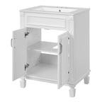 24" Bathroom Vanity with Top Sink