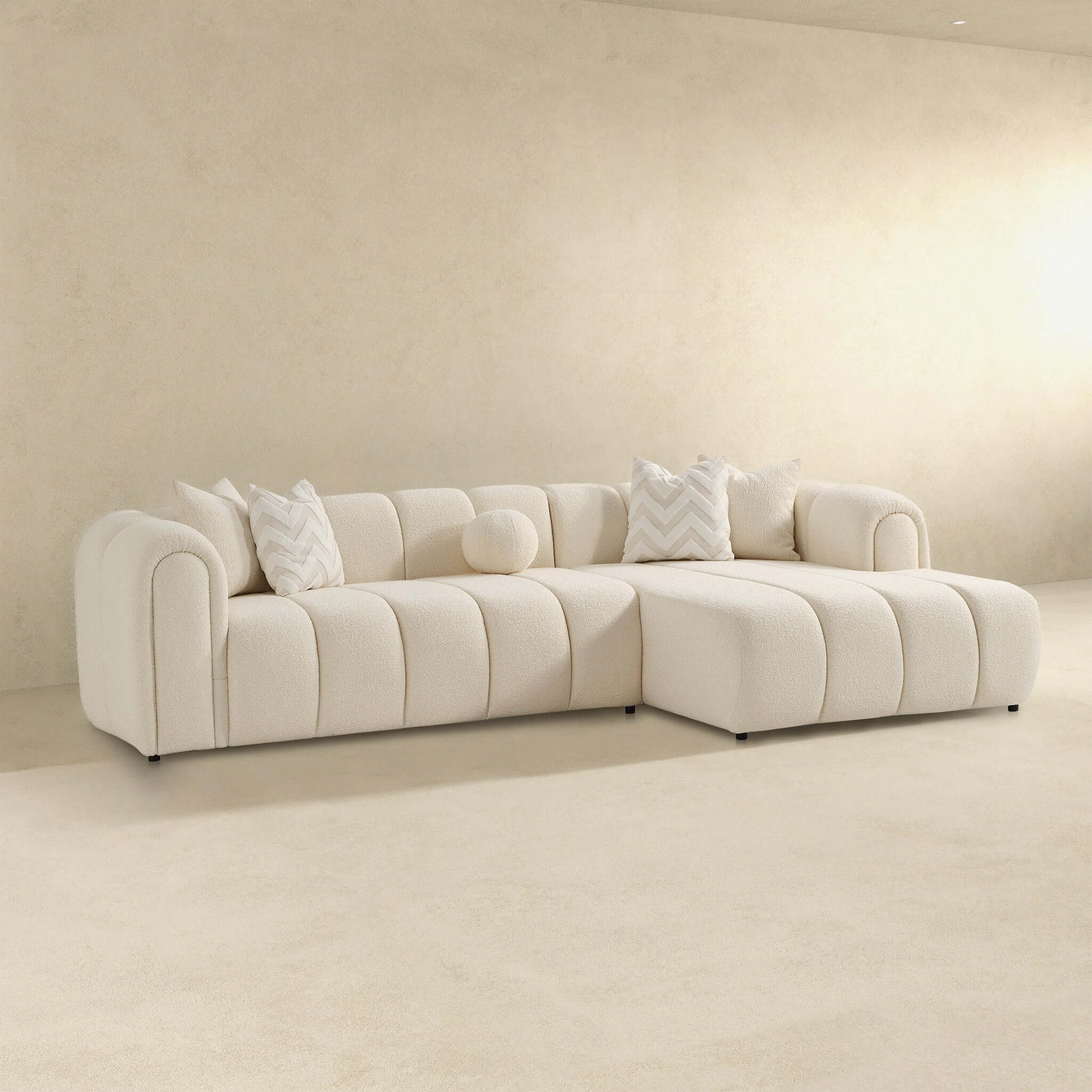 Beatrice Modern Tufted Sectional Sofa