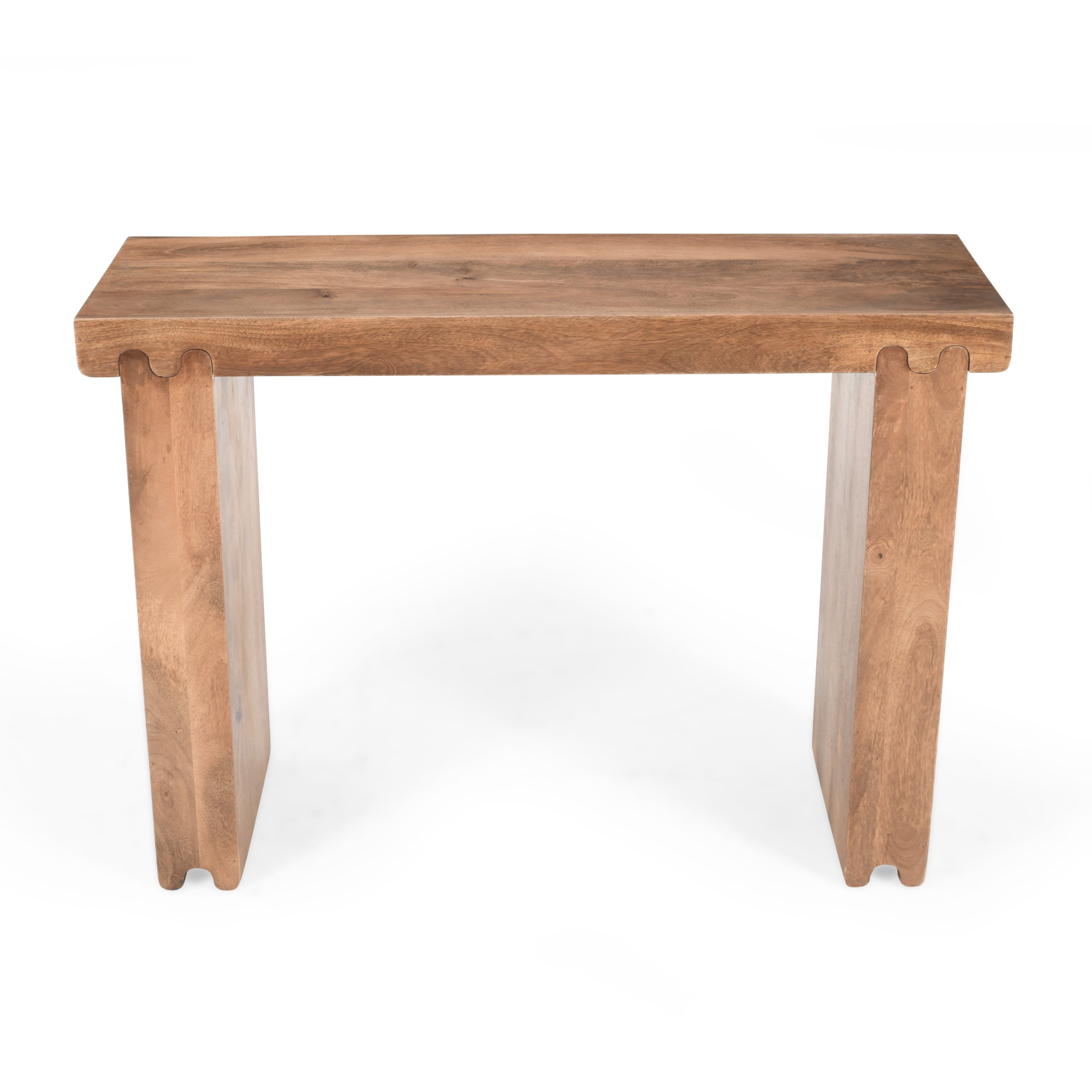 TREXM Farmhouse Mango Wood Console Table