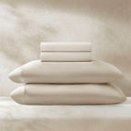 4-Piece Cal King Stretch Jersey Sheet Set
