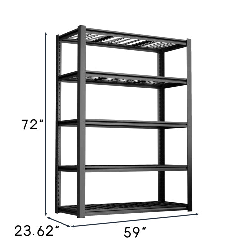 59 Inches Metal Garage Storage Rack