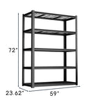 59 Inches Metal Garage Storage Rack