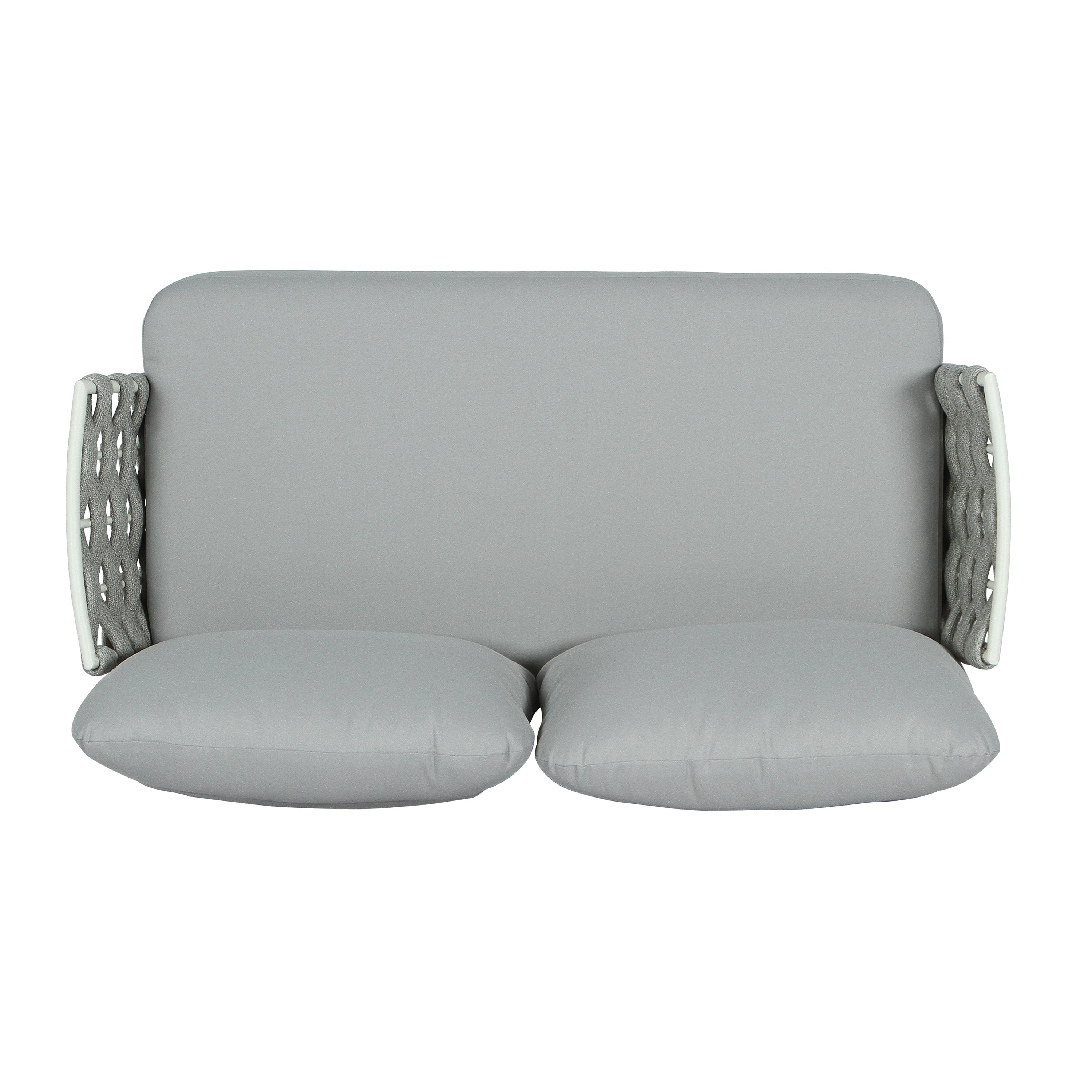 Mariano Steel Loveseat and Table Set