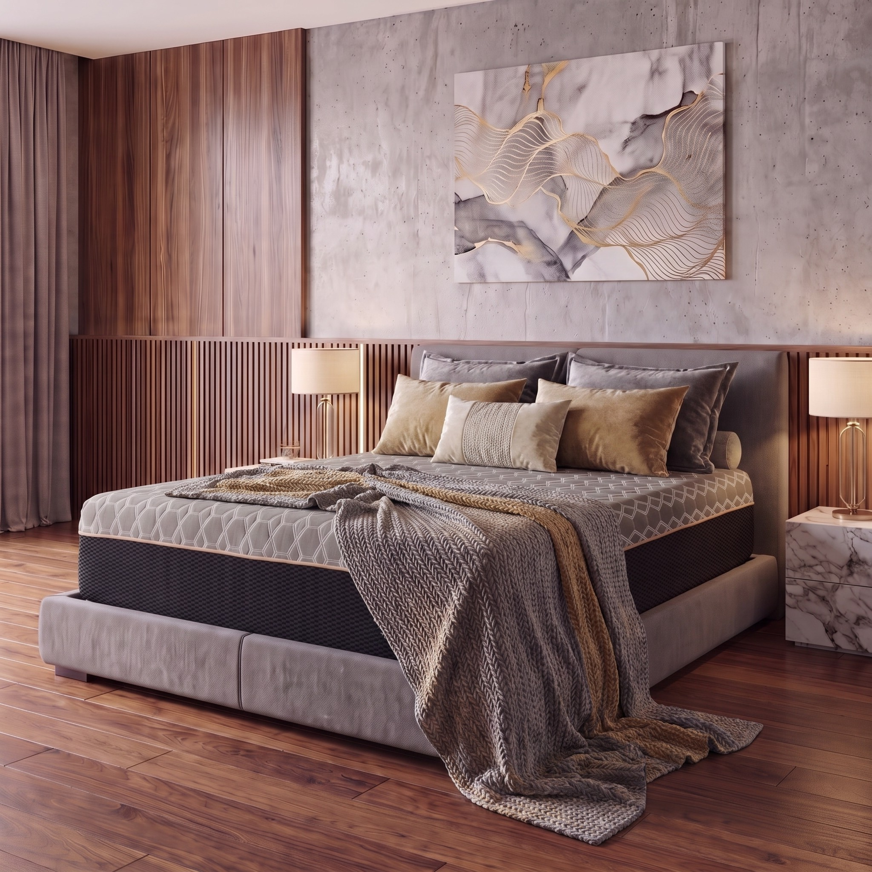 Copper Lux Hybrid 14" Queen Mattress