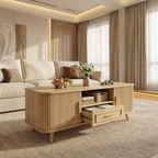 Mid-Century Modern Coffee Table with Storage