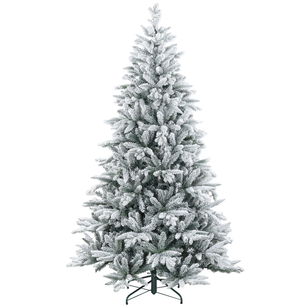7ft Snow Flocked Artificial Christmas Tree