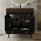 Contemporary Free-standing Bathroom Vanity with Faux Marble Top