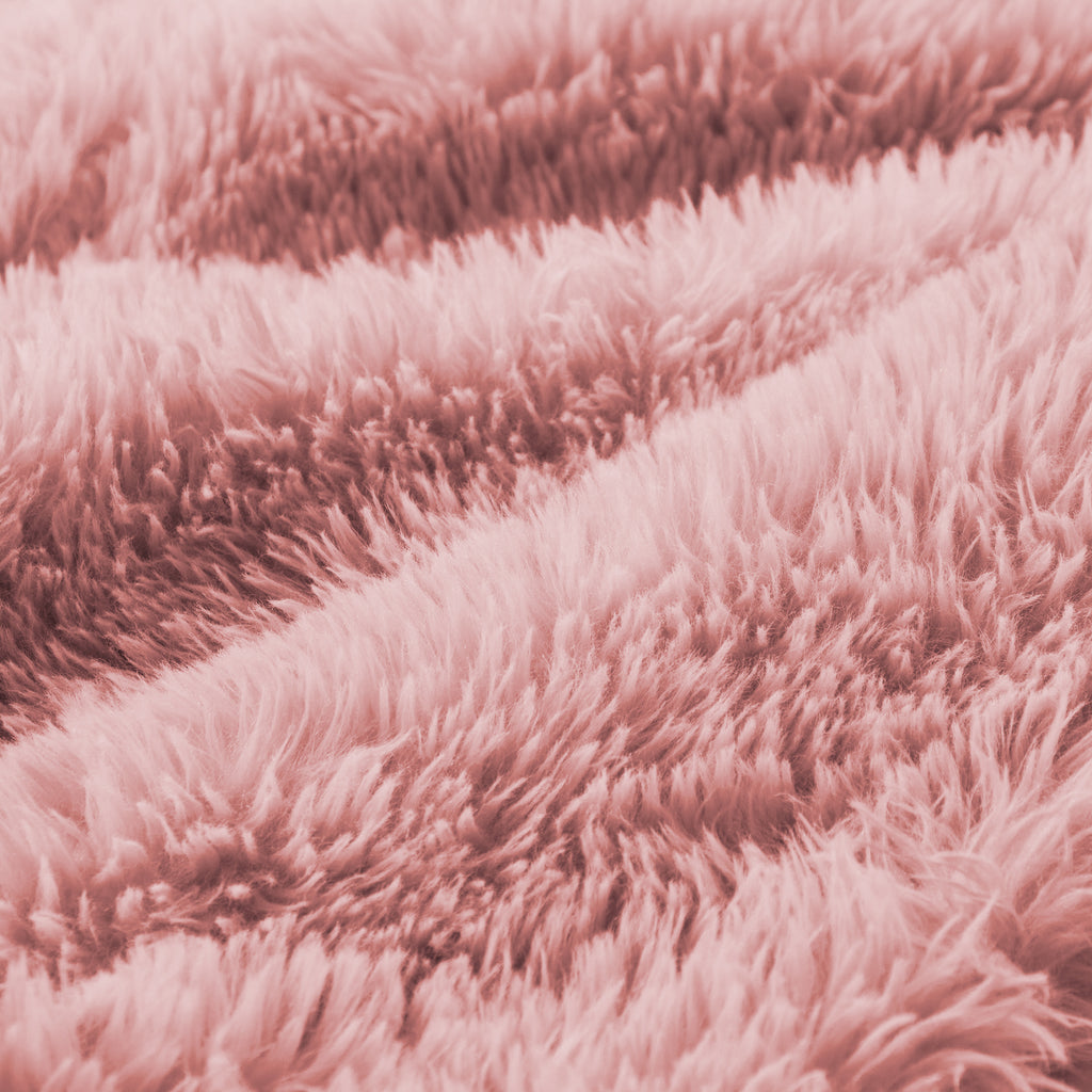 Aviana Ottoman Plush Fabric - Pink