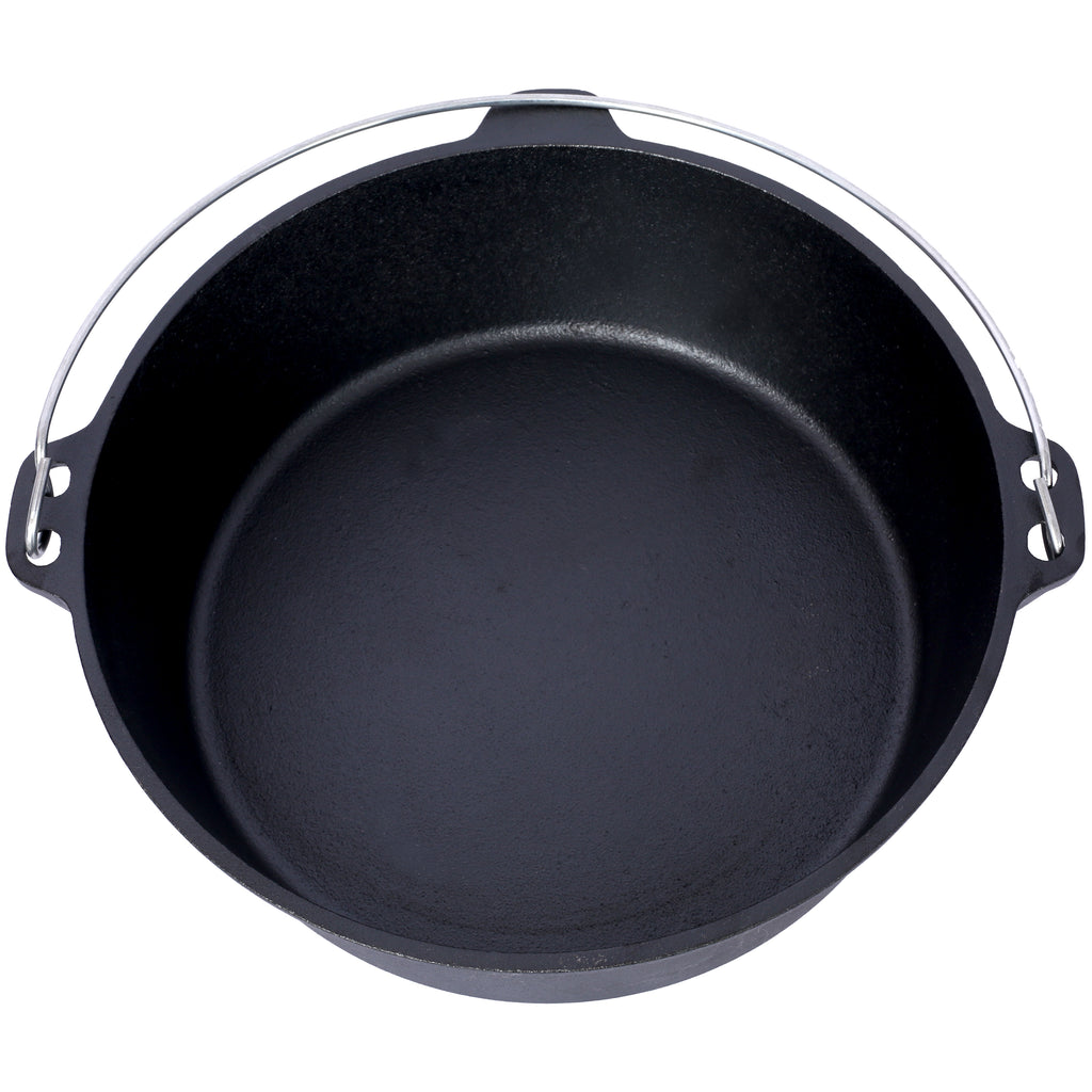 Pre-Seasoned Cast Iron Dutch Oven with Skillet Lid, 6 Quart