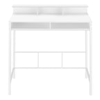 Modern Computer Desk with Storage Shelves