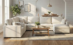 5-Seat Modular Sectional Sofa Couch