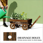 Small Wheelbarrow Wagon Flower Cart