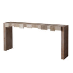 Modern Rustic Console Table - 71" Entryway Table