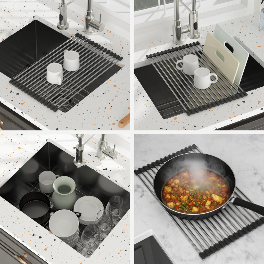 Laundry Sink 24 Inch - Undermount Gunmetal