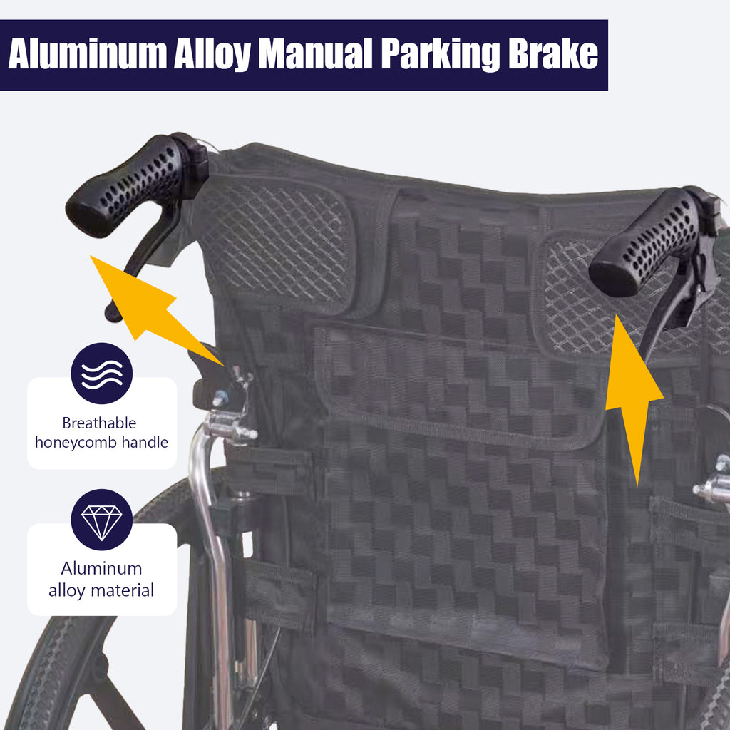 Aluminum Alloy Transport Wheelchair