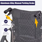 Aluminum Alloy Transport Wheelchair