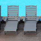 HDPE Chaise Lounge Chair Outdoor