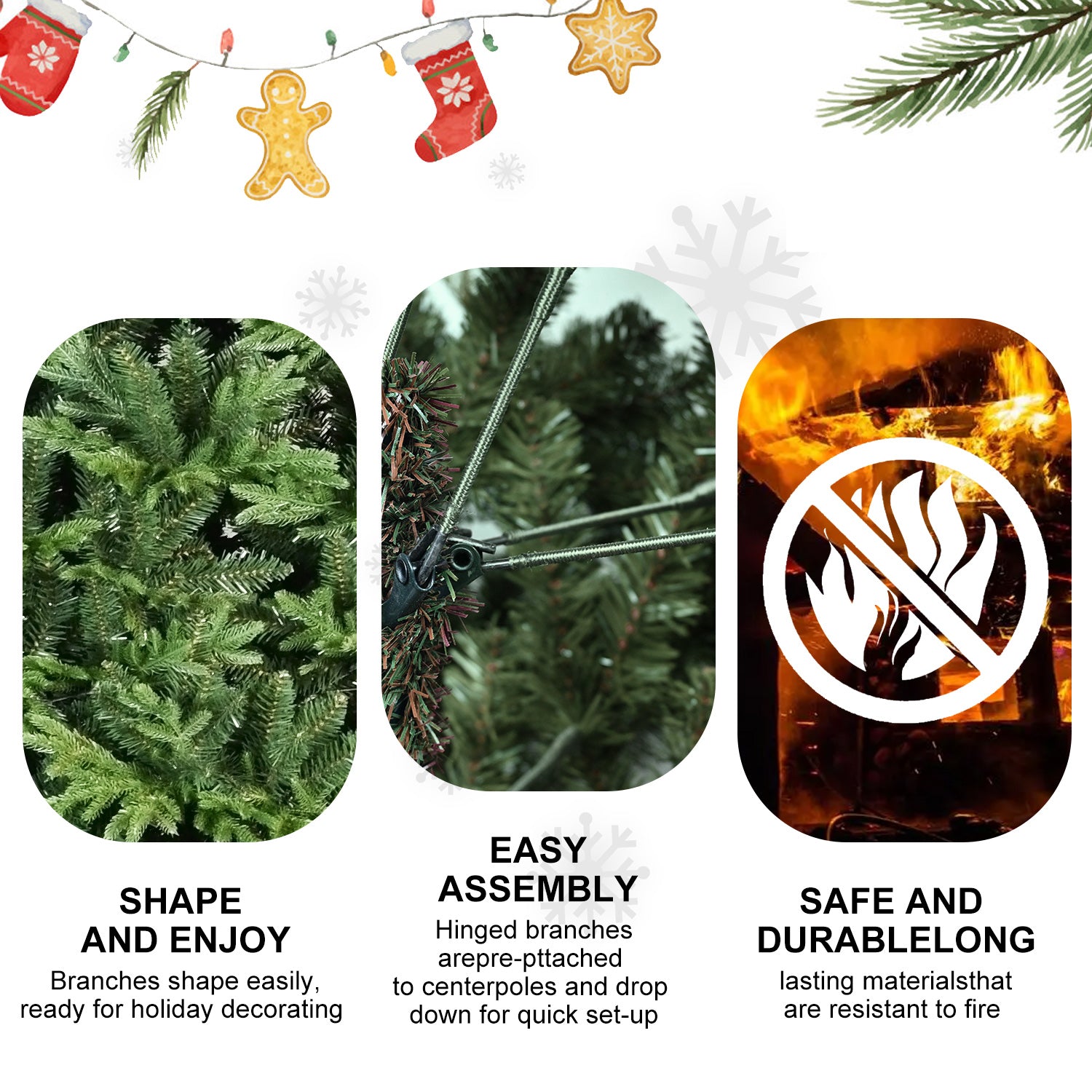 5ft Premium PE & PVC Artificial Christmas Tree