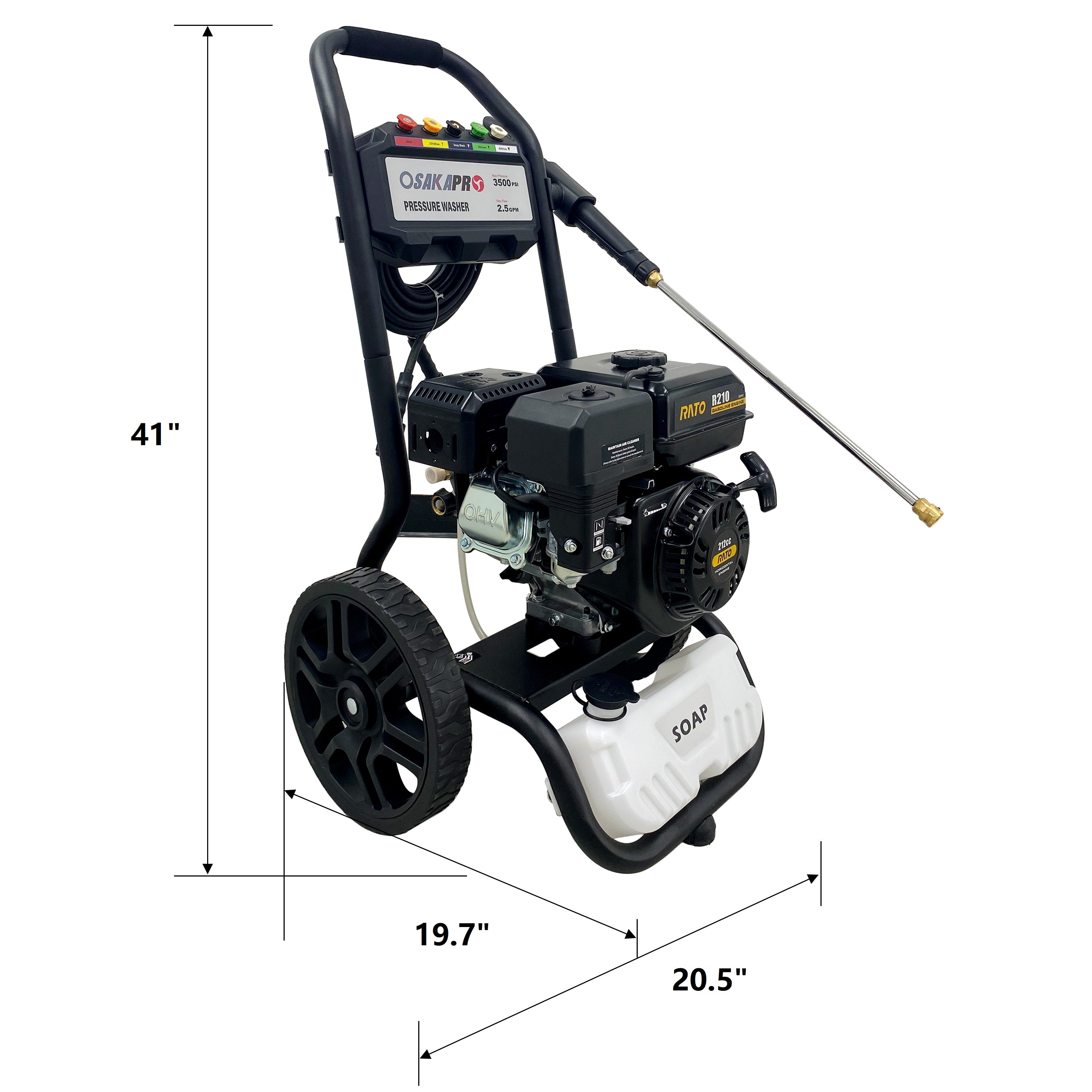 3500PSI Gas Pressure Washer