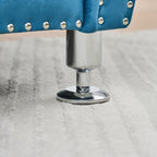 62.2 Inch Soft Velvet Storage Bench with Crystal Buttons