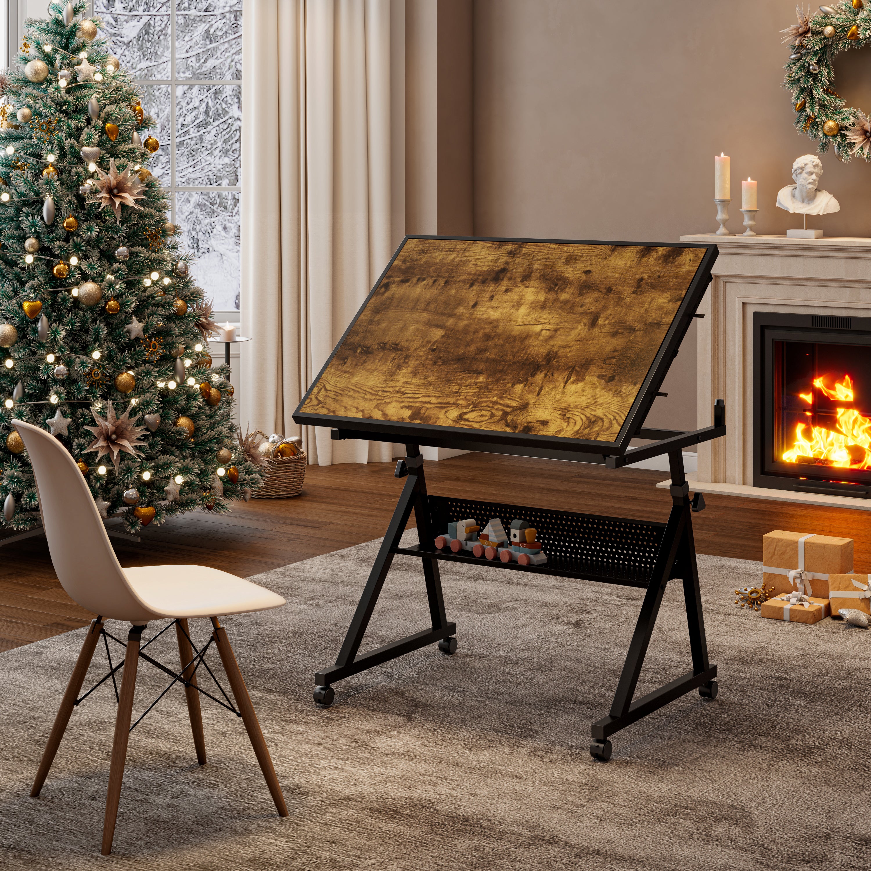 1500 Pieces Jigsaw Puzzle Metal Table Board for Adults