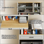 Over the Washer, Dryer and Robot Vacuum Storage Cabinet