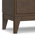 Harper 72 Inch Wide Solid Wood Low TV Stand