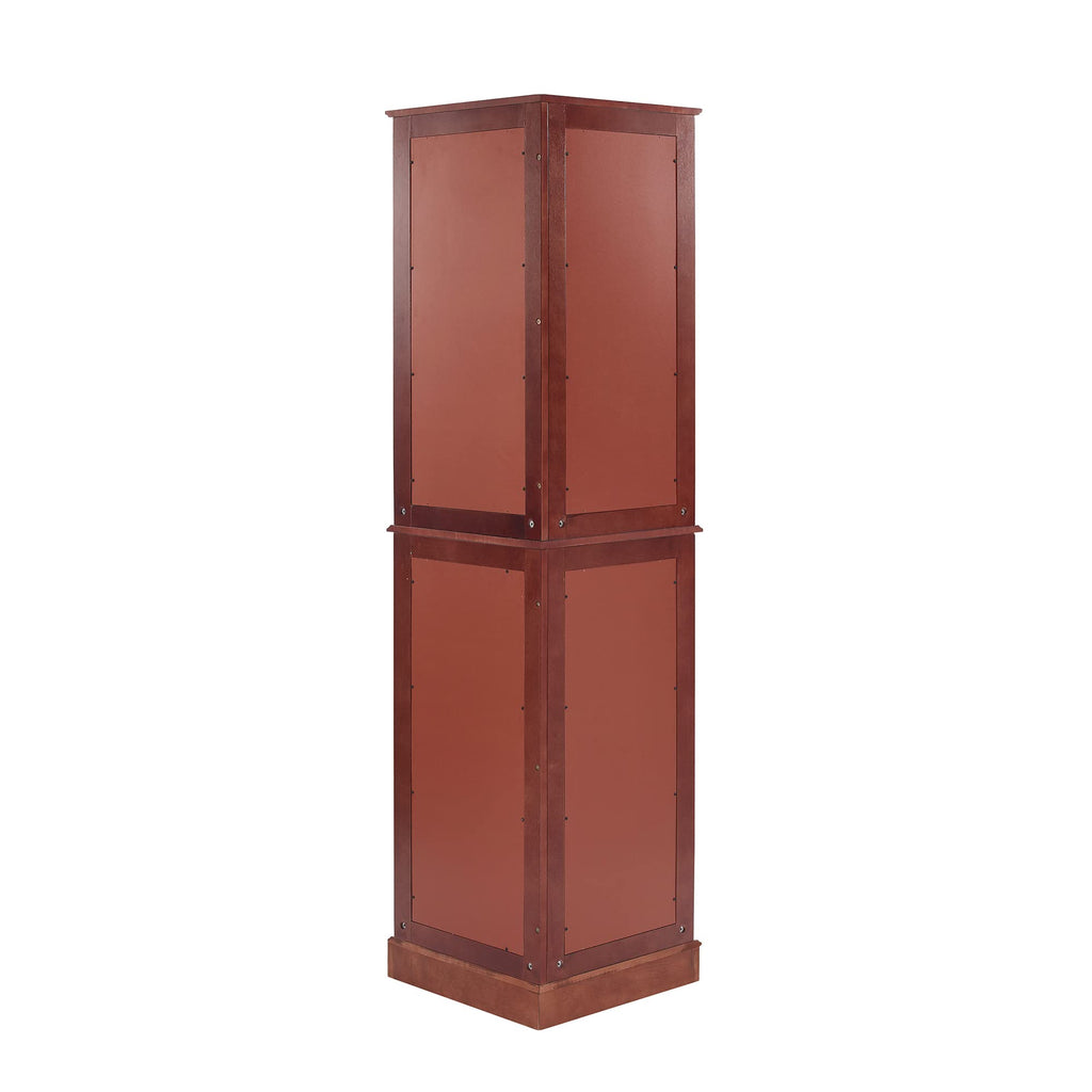 Corner Curio Display Cabinet with Lights