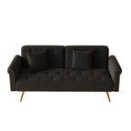 Velvet Sofa Bed - 69.7 Inches