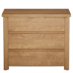 32" Farmhouse Nightstand with 3 Drawers