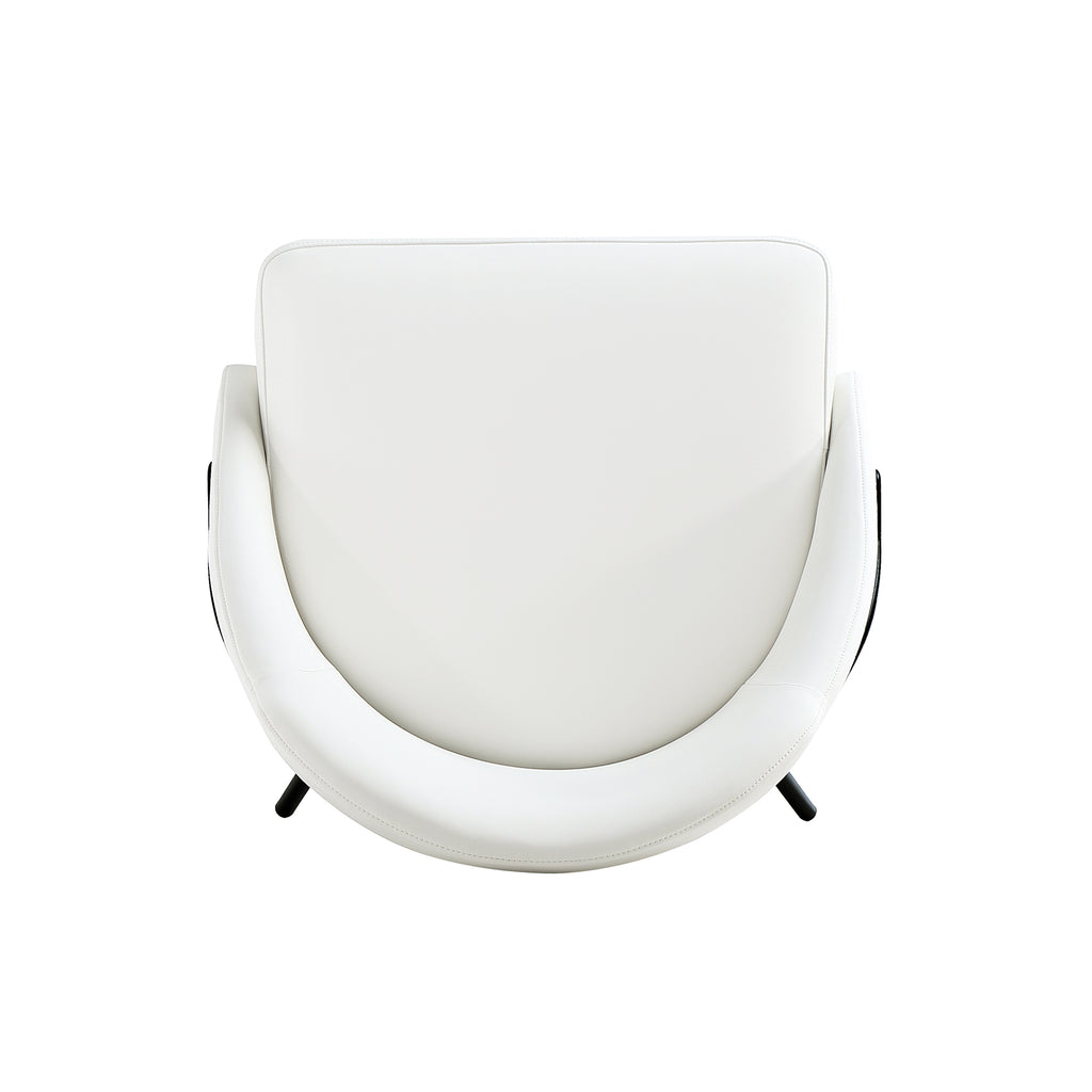 Gracie Metal Vegan Leather Dining Chair