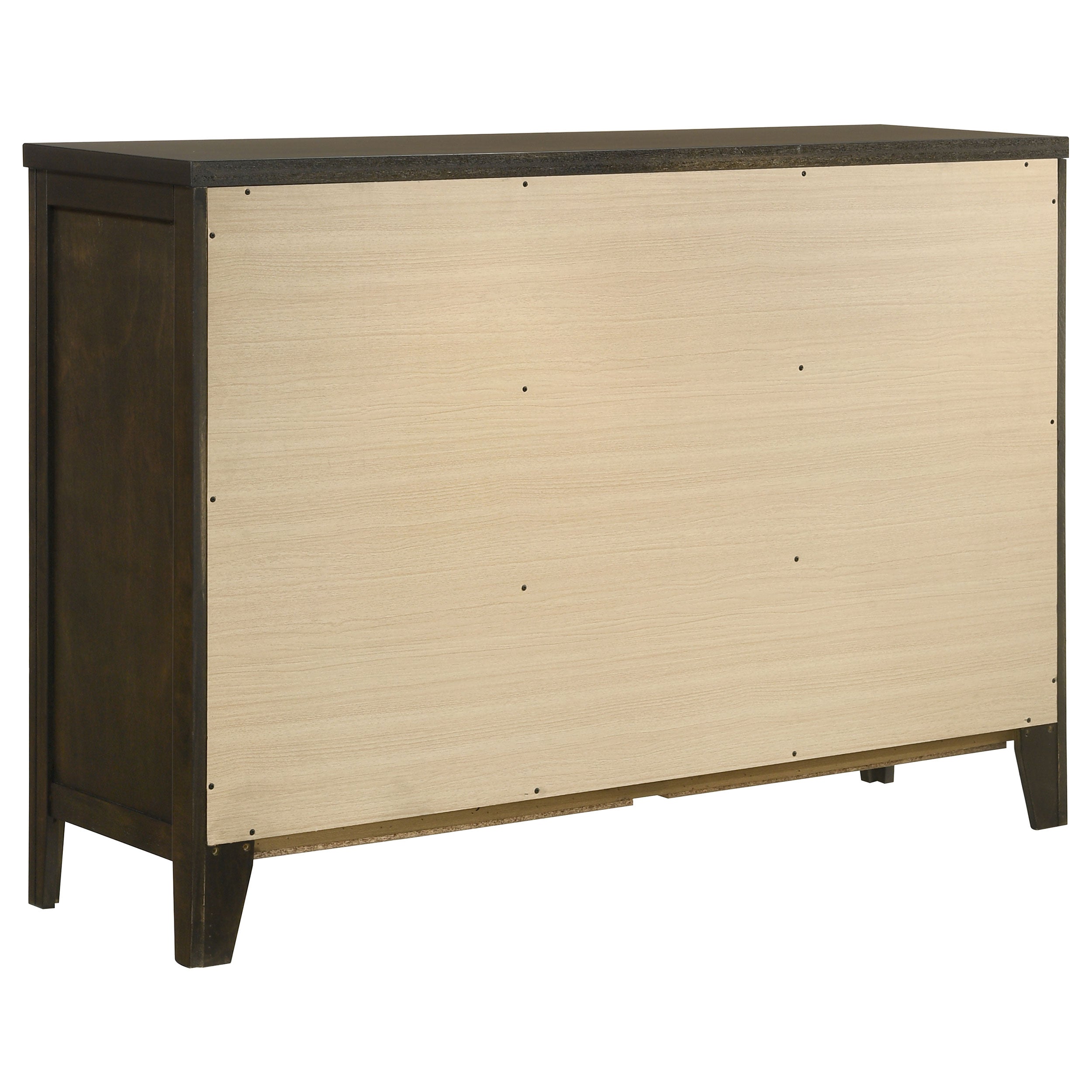 Clement Dark Cocoa 6-Drawer Dresser Cabinet