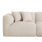 U_Style Luxury Velvet Sofa - 4-Seater
