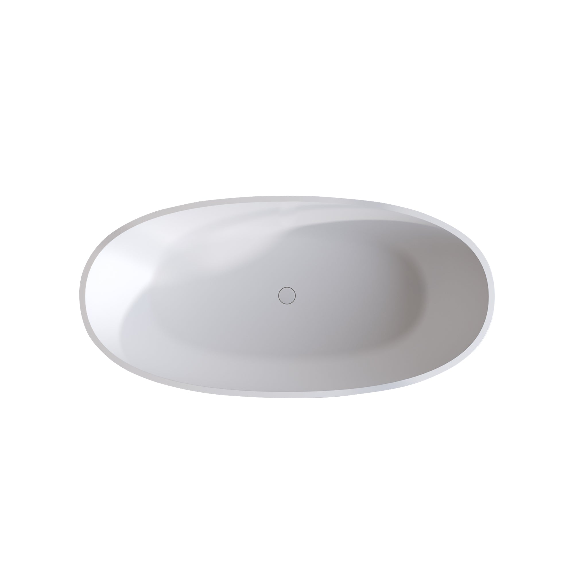 55″ Solid Surface Matte Tub