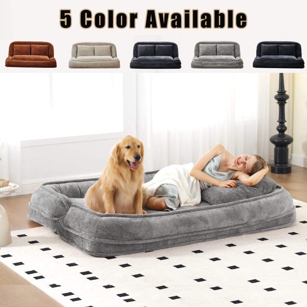Double Human Dog Bed Lazy Sofa