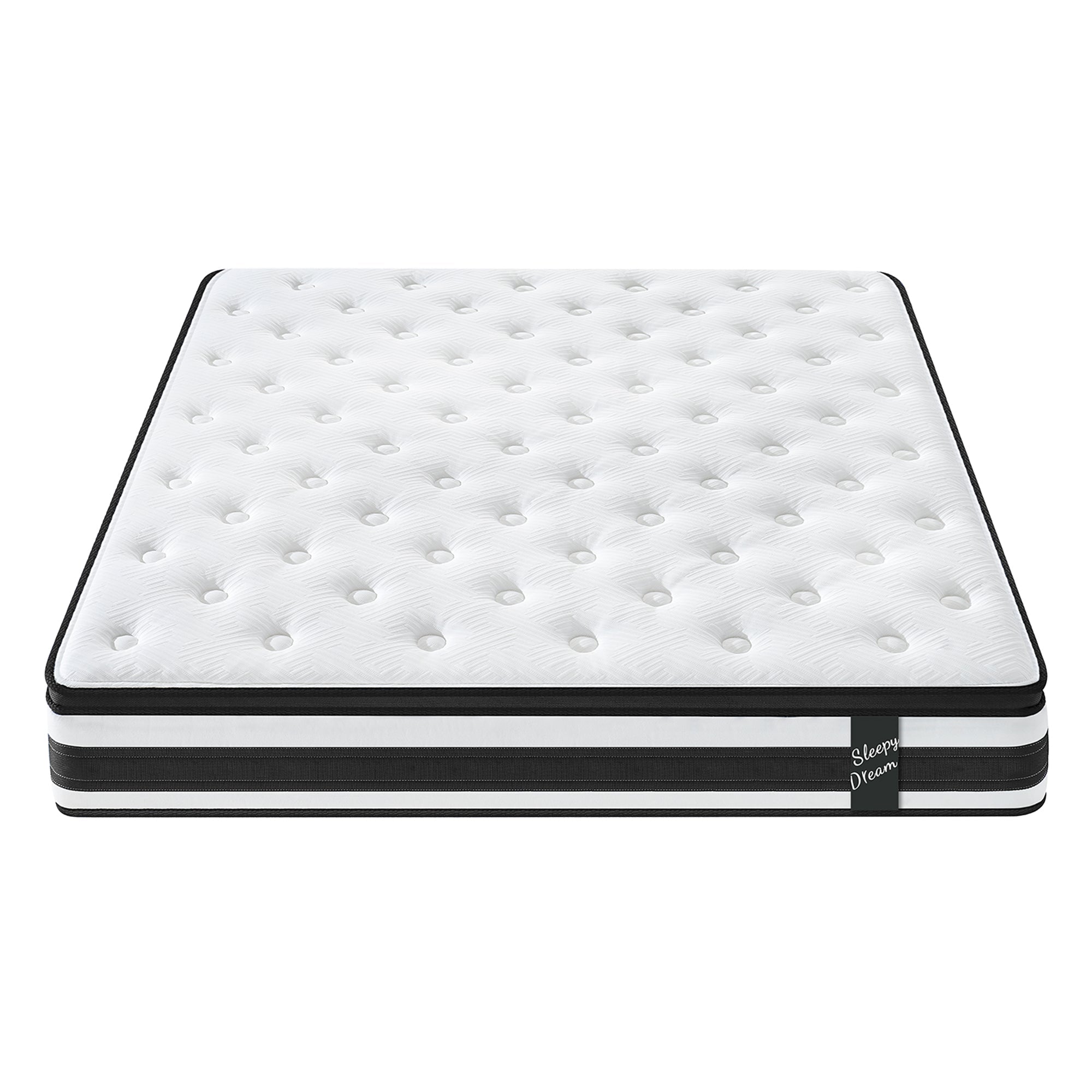 12 Inch Queen Size Hybrid Mattress with Memory Foam and Pocket Springs