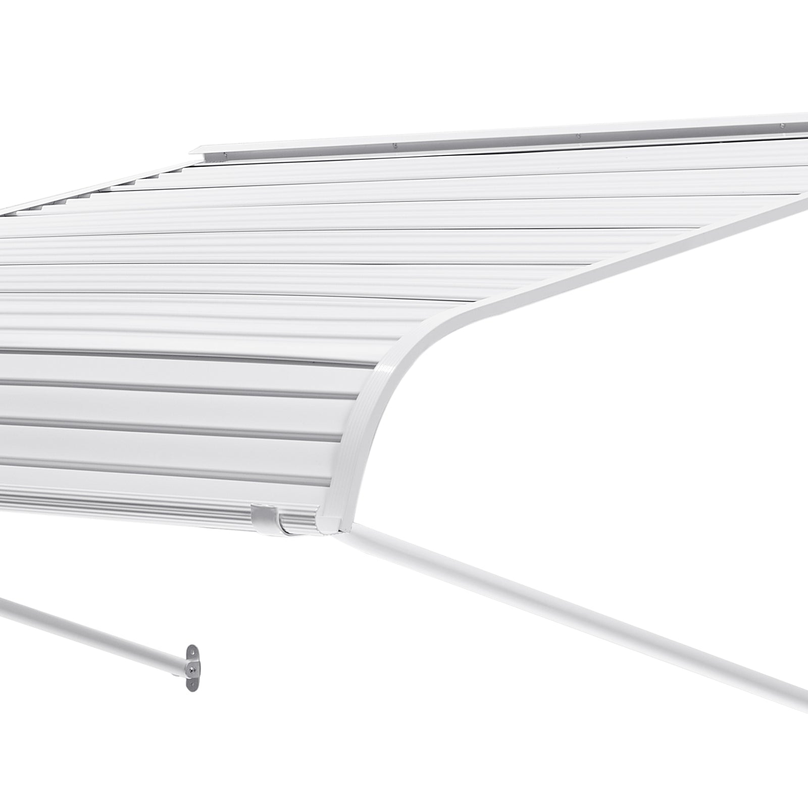 Window Awning Door Canopy 48x42 in Aluminum Alloy