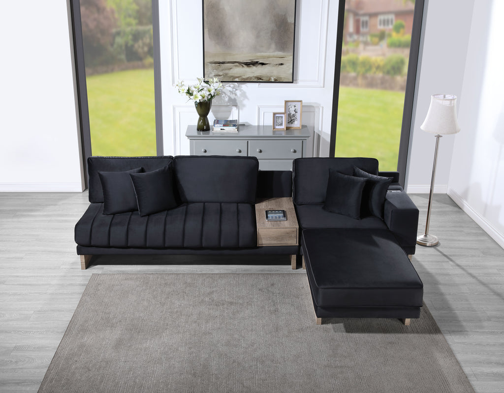 Memphis 122.5" Reversible Sectional Sofa