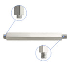 8" Ceiling Mounted Shower Arm with Flange in Brushed Nickel