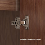 60in Reddish Brown Bathroom Vanity with Soft Close Doors
