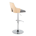 Contemporary Adjustable Barstool Stool with Swivel