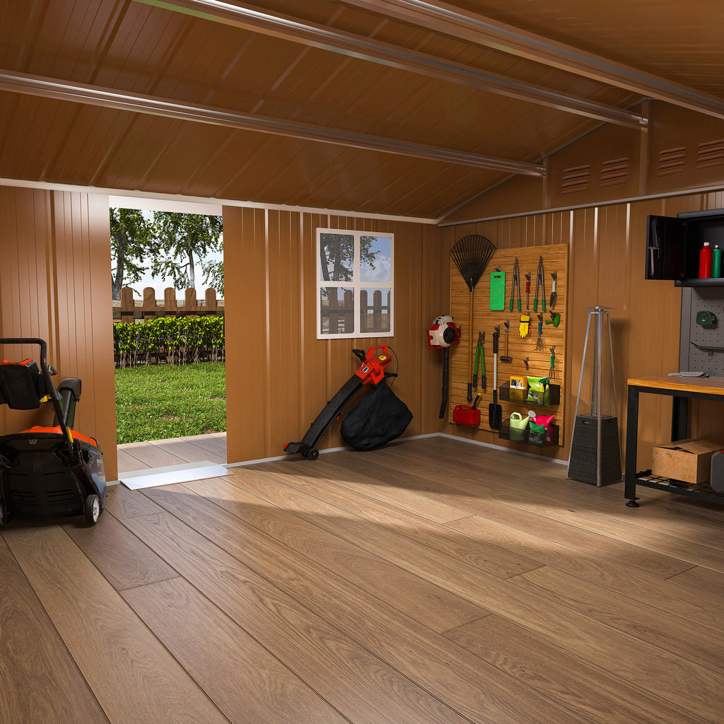 12x10 FT Heavy-Duty Metal Storage Shed