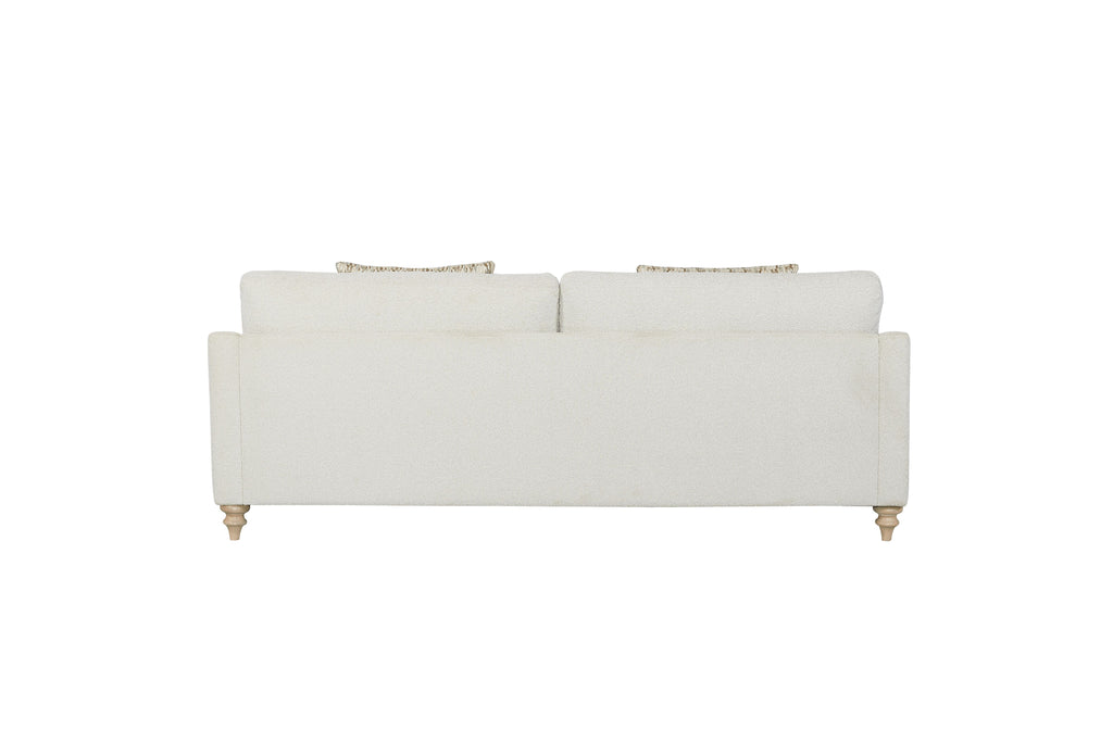 Reversible Cushion Sofa with Two Pillows