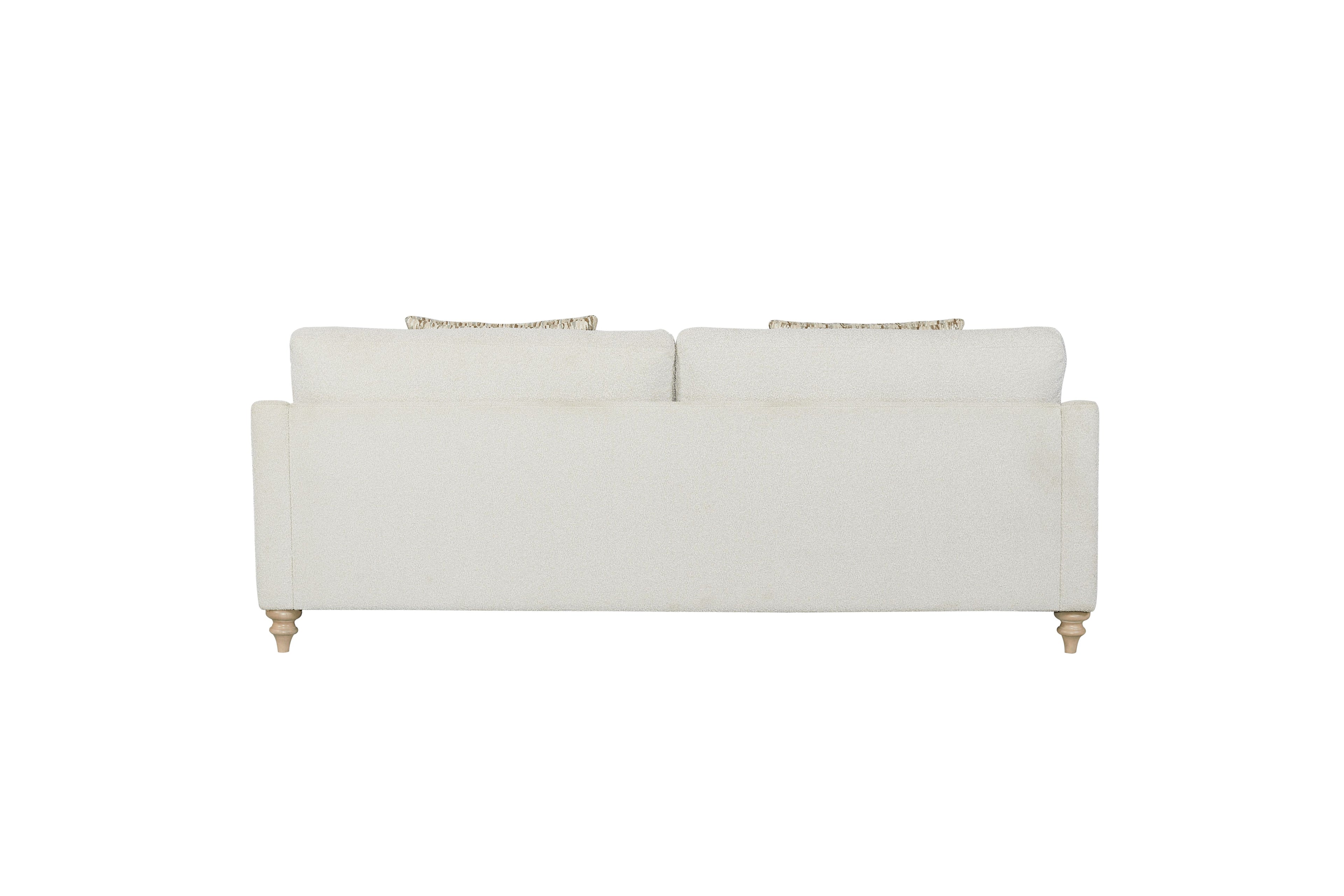 Reversible Cushion Sofa with Two Pillows