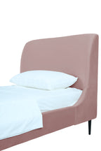 Heather Upholstered Velvet Twin Bed